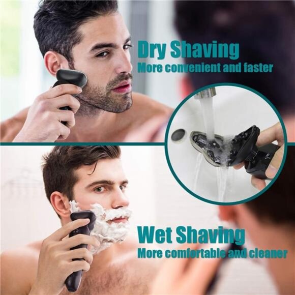 Electric Razor for Men - Rechargeable Electric Shaver for Men, Rechargeable - Picture 4 of 16